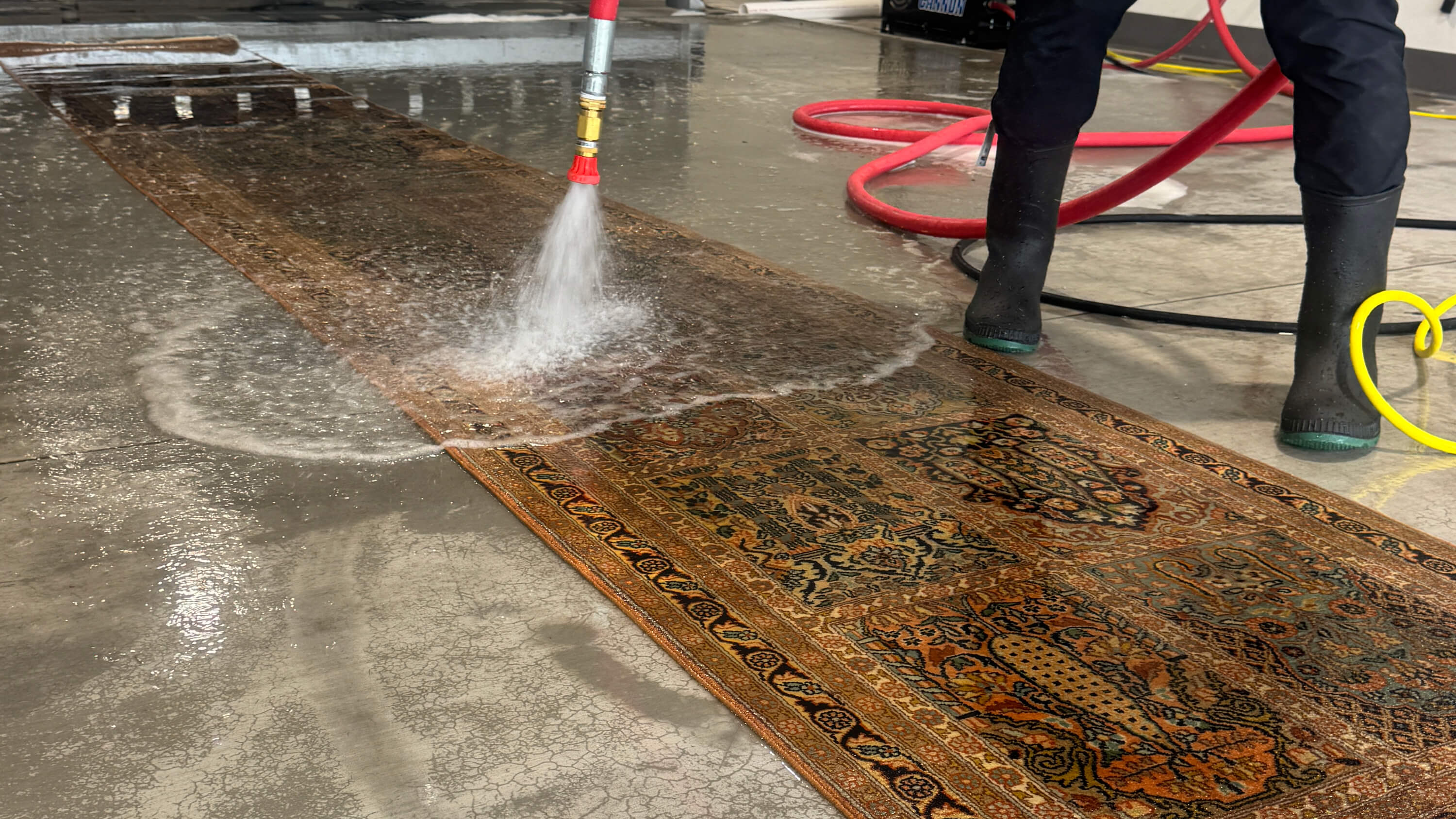 Antique silk rug cleaning in Phoenix AZ