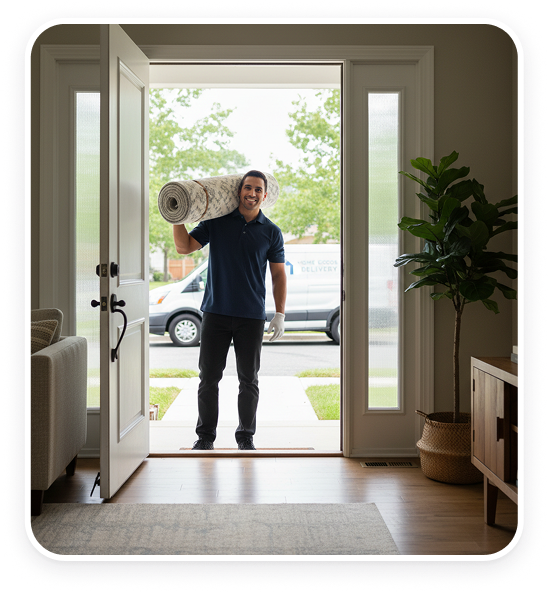 Rug pickup service