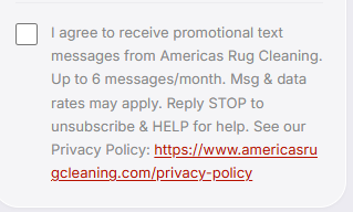 SMS Text Message Communications