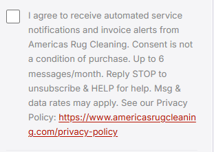 SMS Text Message Communications